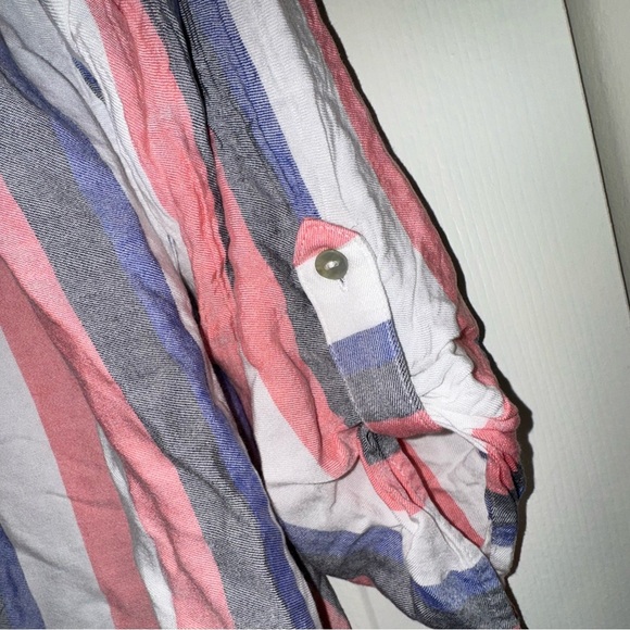 Ruby Rd Striped Button-Up Shirt. Flowy size Petite XL. VGUC - Picture 3 of 9